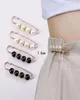 4PCS5PCS6PCSSet broches ceinture broche accessoires perles cristal or broche taille serrage Clap Anti exposé sécurité Pins2971505