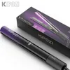 Kipozi Professioal Hair Posterner 2 w 1 płaskie żelazne Curling Iron Instant Geating Flat Iron z cyfrowym wyświetlaczem LCD 231220