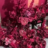 Simulation 5 tête boule chrysanthème petite fausse fleur maison chrysanthème fleur de soie fleur de pissenlit décoration de mariage ornements en gros RX