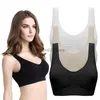 Yoga outfit fitness sport bh kvinnor stötsäkra sexiga högintensiva yoga bh bralette som kör gym väst bomull underkläder topl231221