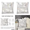 Cushion/Decorative Pillow Pillow Copper Smokey Marble Geo Throw Er For Sofa Decorative Ers Drop Delivery Home Garden Home Textiles Dhbfq