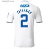 Les fans en tête de t-shirt 23 24 Glasgow Rangers Soccer Jerseys 2023 2024 Home Blue Sakala Kent Tavernier Morelos Colak Hogan Football Kirt Kid Kit Kit Fans Player Version Camis