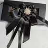 Bow Ties à la main Tie à la main Broche coréenne britannique Ribbon Cold Flowers Fashion College Style Shirt ACCESSOIRES