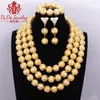 Arabic Ladies Jewelry Set Brand African Nigerian Beads Bridal Wedding Costume Christmas Gift Necklace Bracelet 231221