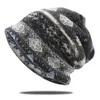 Basker vinter hattar unisex slouchy beanie plysch varm stickad utomhus mode mjuk vindtät hatt