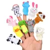 10 PCS Finger Puppet Hand Toys Kid Mini Puppets Plush Kids Dolls Animal Prop Children 231220
