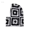 Boinas Sombrero Granny Square Beanie Halloween Balaclava Cosplay Fiesta Tirt para