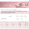 Novo Popular 925 Sterling Silver Fashion Glittering Love Rings Ladies Jewelhry Anniversary Prese