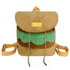 School Bags Women Backpack Lovely Hamburger Shaped Drawstring Adjustable Daily Rucksack Shoulder Bag Multi-Function Handbag Pack