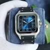 Titta på Mens Watches Automatic Mechanical Sapphire Rubber Strap Waterproof Designer High Quality 40mm Montre de Luxe