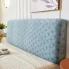 All Inclusive Headboard Covers Solid Color Stretch Spandex Bedhead Dust Proof Slipcovers for Bedroom Home Jacquard Bedhead Cover 231221