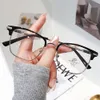 Designer ch Cross Glasses Frame Chromes Märke Solglasögon för män Kvinnor Black Flower Square Half Fashion Ultra Heart Luxury Högkvalitativa glasögonramar 2024 DR2M