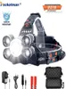 LED FARECTING FEARLIGHT T6 BRILHORES CABEÇA A LAMPE DO LAMPE LAMPE LAMPE Uso 18650 Hunting Fishing307M1468886