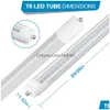 Led Tubes 8 45 Watt Bbs 8Ft Single Pin Fa8 T8 Tube Light Ft 8Feet 45W Leds Lights Lamp Drop Delivery Lighting Dhkdt