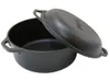 Cookware Lodge Cast Iron 5 Quart kryddad dubbel holländsk ugn