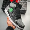 1S basketbalschoenen mannen gefokt patent zeester rebellione koninklijke teen obsidiaan pine lucky greenchicago schaduw donker mokka man vrouw high top sneakers