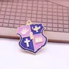 Charms Armband Ohrringe machen DIY Purple Pink Sorority Group Social Letters Kap Epsilon Psi Shield Pendants