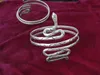Guizhou Miao gioielli mano braccialetto in argento braccio anello piatto serpente braccialettoargento da donna 231220