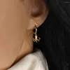 Boucles d'oreilles créoles RYJU 925 argent Sterling mer océan tentacule poulpe mélange Zircon Huggie oreille Piercing boucle d'oreille pendante pour femmes fille vacances