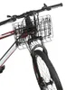 Bike Basket Foldable Metal Adjustable Bicycle Front Rear Wire Storage Hanging Cargo Rack 231220