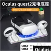 メガネスマートグラスDok Pengisi Daya Untuk Ocus Quest 2セットDasar Dudukan Stasiun Pengendali Gagang Headset Kacamata Vr Aksesori Meta Qu