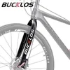 BUCKLOS MTB Rigid Fork 26 275 29er Mountain Bike Quick Release 9mm Straight Tube Bicycle Aluminum Alloy Parts 231221