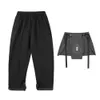 Summer Functional Style Detachable Harlan Relaxed Tag Leggings Trousers Men's Clothing Haruku Streetwear Cargo Pants