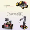 Adeept AWR 4WD WiFi Smart Robot Car Kit for Raspberry Pi 43 Model BB2B OpenCV Target Tracking5039352