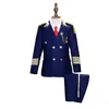 Costume uniforme Captain Air Junior pour enfants, Costume de défilé de mode pour garçons, Costume de spectacle de photographie, veste pour enfants, pantalon, cravate 231220