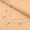 Waist Chain Belts Sexy Vintage Aesthetic Moon Belly Chain Thin Beads Link Bo Chain Waist Chain Belt Streetwear Summer Women Fashion Bo JewelryL231221