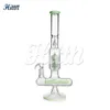 Heavy Hookahs Big Glass Bong 8 Arms Perc & Inline Percolator Water Pipe for Smoking with Matching 18mm Bowl 15.7 Inches