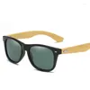 Okulary przeciwsłoneczne 2024 Drewno Męskie Ultraviolet Classic Mężczyzna jazdy samochodem UV400 Sport Sun Skliss Okulowanie drewniane bambusowe okulary