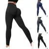 Yoga -Outfit Frauen sexy nahtlos gestrickte Yoga Hosen Push Up Sport Leggings Fitness Sport Legging Tight Training Closersl231221