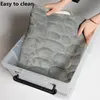 Tappetino da bagno in rilievo con ciottoli Tappetino da bagno in pile di corallo Tappeto antiscivolo nel pavimento della vasca Tappeto per doccia Zerbino Memory Foam Pad 231220