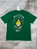 Mens merveilleux designer belles t-shirts de couleur verte - Tshirts de taille américaine - Dernières modes de créateur masculin à manches courtes à manches courtes