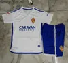 Fanów TOPS TEE 23 24 Real Zaragoza Fran Gamez piłka nożna Zapater 2023 2024 Home Away Jersey Pombo Kagawa Football Shirts Guti Javi Ros Men Kids L Suarez Camiseta de F