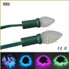 500pcs C7 C9 10LOT Ganz wasserdichtes IP68 adressierbares RGB Vollfarben DC12V WS2811 LED Weihnachtspixel String Hellgrünem Draht M264Q