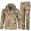 MILITAIRE OUTDOOR JAIDEN MANNEN SHAUW SKIN Soft Shell Tactical Waterproof Wind Breakher Army Combat Jacket Mens Hooded Bomber Coats Heren Coat Herenpak