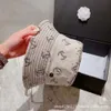 Дизайнерская кепка Chanel c Home Correct Version Двойная ветрозащитная шляпа с принтом с веревкой-ведром Высококачественная солнцезащитная шляпа