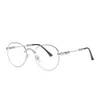 Projektant Ch okulary krzyżowe Chromy Marka okulary przeciwsłoneczne okrągłe wszechstronne złoto dla mężczyzn czytanie serca luksusowe wysokiej jakości ramy okularowe tsce