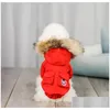 Vestuário para cães 2021 roupas de cachorro quente jaqueta de inverno roupas para cães pequenos médios casaco pet vestuário chihuahua drop entrega home jardim pe dh1ms