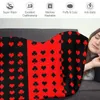 Blankets Poker Cards Round Flannel Blanket Clubs Spades Hearts Soft Durable Throw For Couch Chair Picnic Bedspread Sofa Bed Cover