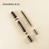 Hourglass Make -up Pinsel Alle Arts Lidschattenfundament Fundament Concealer Pulver Bronzer Blusher Eyeliner Einziehbarer professioneller Bürsten 231221