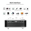 A2000 Black Home Theatre Laser Beamer Mini Video Projector LED Portable Cinema met USB HD -poort voor Full HD 1080p 4K Smartphone 231221