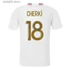 المشجعين يتصدرون TEES 23 24 Maillot Lyon 3rd Soccer Jerseys Olympique Lyonnais Foot Kids Kit 2023 2024 Football Shirt Home Away Player Version Aouar Cherki Tolisso Mbalde Jef