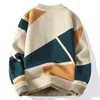 メンズセーターセーターセーターメン2023冬の温かいセーターメンズセーターセーター秋のメンズファッションウールプルオーバー男性フルサイズM-3XL MY8005 J231220