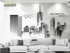 PVC Nortic City Wall Stickers Home Decor Living Room Bedroom Background Wall Decoration Self Adhesive Room Decor Sticker 2109297758312