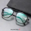 CH CROSS SUNGLASSES Cames Designer Chromes de luxe Fémers Double poutre Plaque de poutre Pure Titane Myopie Blue Lumières Cœur 2024 Anti le49 de haute qualité