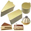 Baking Moulds Meibum Many Shapes Cake Cardboard 100pcs/Set Golden Or Silver Mousse Dessert Paper Board Decorating Tool Kit Pastry Display