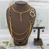 Necklace Earrings Set Fashion Dubai Gold Color Jewelry Long Chain African Drop Stone Earings Wedding Bride Women Party Gift